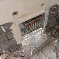 لوله کشی اب وفاضلاب خیابان نمکی