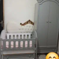 تخت و کمد ست کودک