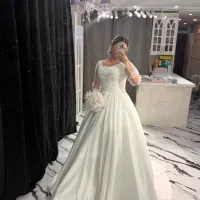 لباس ساتن امریکایی کارشده