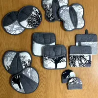 دوخت انواع سرویس آشپزخونه عروس و تکی|سفره، حوله، دستمال آشپزخانه|مرودشت, مختارآباد|دیوار