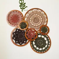 دکوری،آیینه،تابلو،قلاب بافی،ماندالا|صنایع دستی و سایر لوازم تزئینی|قم, شهرک شهرداری|دیوار