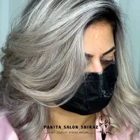 میکاپ شینیون زلف کوتاهی رنگمو لایت آموزش