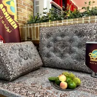 تولید و پخش عمده پشتیهای تشک بالش مثلثی ترمه