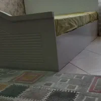 تخت دونفره سفید بدون خوشخواب|تخت و سرویس خواب|مشهد, کوه سنگی|دیوار