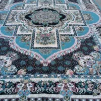 جفت۱۲ متری‌فیروزه ای‌و‌یک تخته ۶ متری‌ فیروزه‌ای|فرش|بجنورد, |دیوار