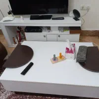 مبل ۷نفره و جلومبلی و میز تلویزیون|مبلمان خانگی و میز عسلی|کیاشهر, |دیوار