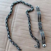 زنجیر و دستبند استیل ست|بدلیجات|علیآباد کتول, |دیوار