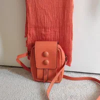 کیف و شال نارنجی ست