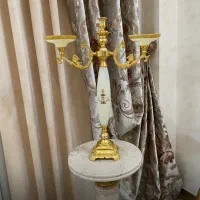 سه تیکه شمعدان و کاپ