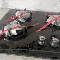 گاز صفحه ای شیشه ای پنج شعله|اجاق گاز و لوازم برقی پختوپز|مشهد, امیریه|دیوار