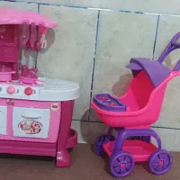 اسباب بازی کالسکه و اجاق گاز