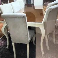 میزو صندلی غذاخوری ۸نفره چوبی|میز و صندلی غذاخوری|تهران, سردارجنگل|دیوار