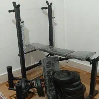 دستگاه بدنسازی خانگی ورزش هالتر دمبل وزنه