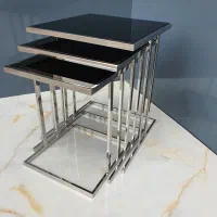 عسلی استیل|مبلمان خانگی و میز عسلی|کرج, مجتمع صنفی صنعتی|دیوار