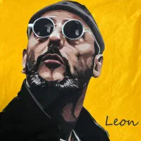 روکش کوسن / رو بالشتی طرح لئون و ماتیلدا