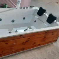 وان جکوزی دونفره۱۸۰×۱۲۰ فول اپشن زوار استیل۳۰۴