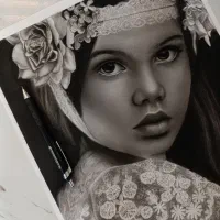 انجام سفارش چهره سیاهقلم|تابلو، نقاشی، عکس|بندرعباس, |دیوار