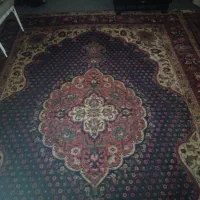 فرش قدیمی دست باف۳در۴،.،سنگ الماسدار