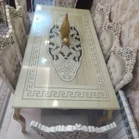 مبل ۹ نفره مبل استیل نهار خوری غذا خوری ۸ نفره