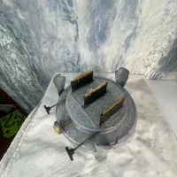 چراغ سه فتیله نفتی هلند خاص قدیمی|کلکسیون اشیاء عتیقه|اندیشه, شهرک صدف|دیوار