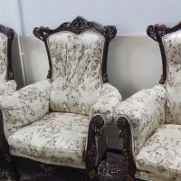 مبل استیل ۹نفره چوب راش|مبلمان خانگی و میز عسلی|بروجرد, |دیوار