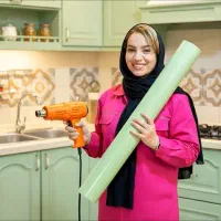 نصاب برچسب کابینت