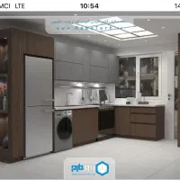 تعمیراتو طراحی و اجرای کابینت و کمد دیواری