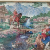 گنجه سالم و تمیز تمام چوب|بوفه، ویترین، کنسول|مشهد, رباط طرق|دیوار