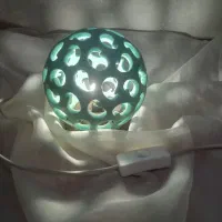 چراغ خواب رومیزی سرامیک با طرح بته جقه