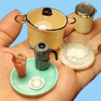 ساخت انواع کار دستی وظروف مینیاتوری|اسباب‌‌بازی|الوند, |دیوار