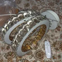 ۲عدد لوستر LED ریموت دار|لوستر و چراغ آویز|چالوس, |دیوار