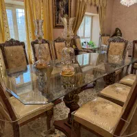 مبلمان و ناهارخوری در حد نو ۹نفره|مبلمان خانگی و میز عسلی|اهواز, شهرک نفت|دیوار