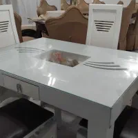 میزنهار خوری چهارنفره|میز و صندلی غذاخوری|بیرجند, |دیوار