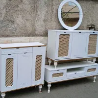 جاکفشی ۳ درب MDF|جاکفشی، کمد، دراور|تهران, شهید رجایی|دیوار