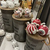 قوری لاکی روسی گل سرخی ژاپنی