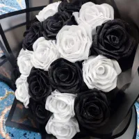 دسته گل روبانی