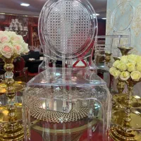 صندلی لاکچری پلاکسی نشکن شیشه ایی