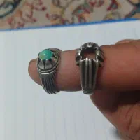 انگشتر نقره .2عدد