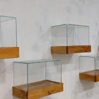 باکس دیواری چوبی|کتابخانه، شلف، قفسههای دیواری|شیراز, تندگویان|دیوار