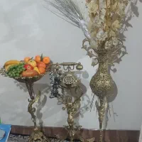 گلدان میوه خوری تلفن برنز