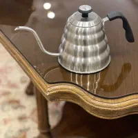 قوری کتل ترمومتر دار استیل گردن غازی