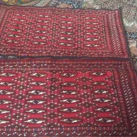 روپشتی نوستالژی  دستبافت ترکمن جنس فرش پشم گوسفند