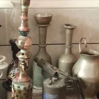 فروش.  گرام و قفل قدیمی ترازو آفتابه و غیره|کلکسیون اشیاء عتیقه|بهبهان, |دیوار