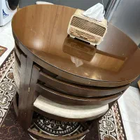 میز نهار خوری کمجا و فرش