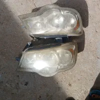 چراغ جلو پراید چابک ۱۱۱ و قالپاق ۴ حلقه