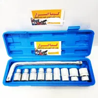 جعبه بکس ۱۰ پارچه آبی کاربردی (جعبه بوکس آچار) ۱/۲