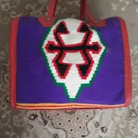 کیف دست بافت از کاموا