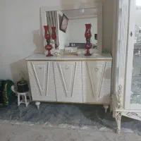 آینه کنسول جا کفشی و میز تلوزیون ست
