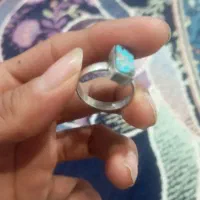 انگشتر فیروزه اصل معدنی کم یاب
