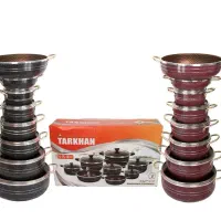 سرویس قابلمه تفلون گرانیت زنبوری۱۴ پارچه و ۷ پارچه